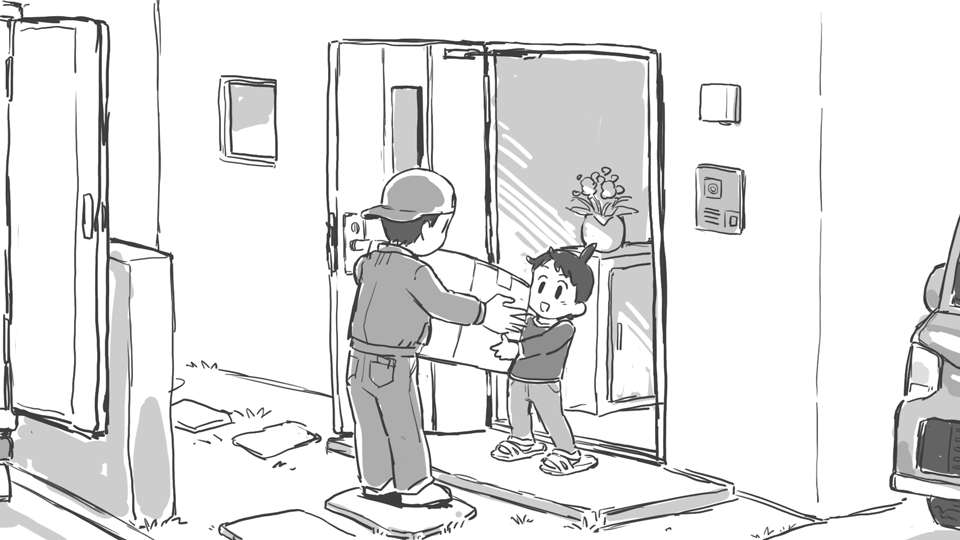 カイロくん到着